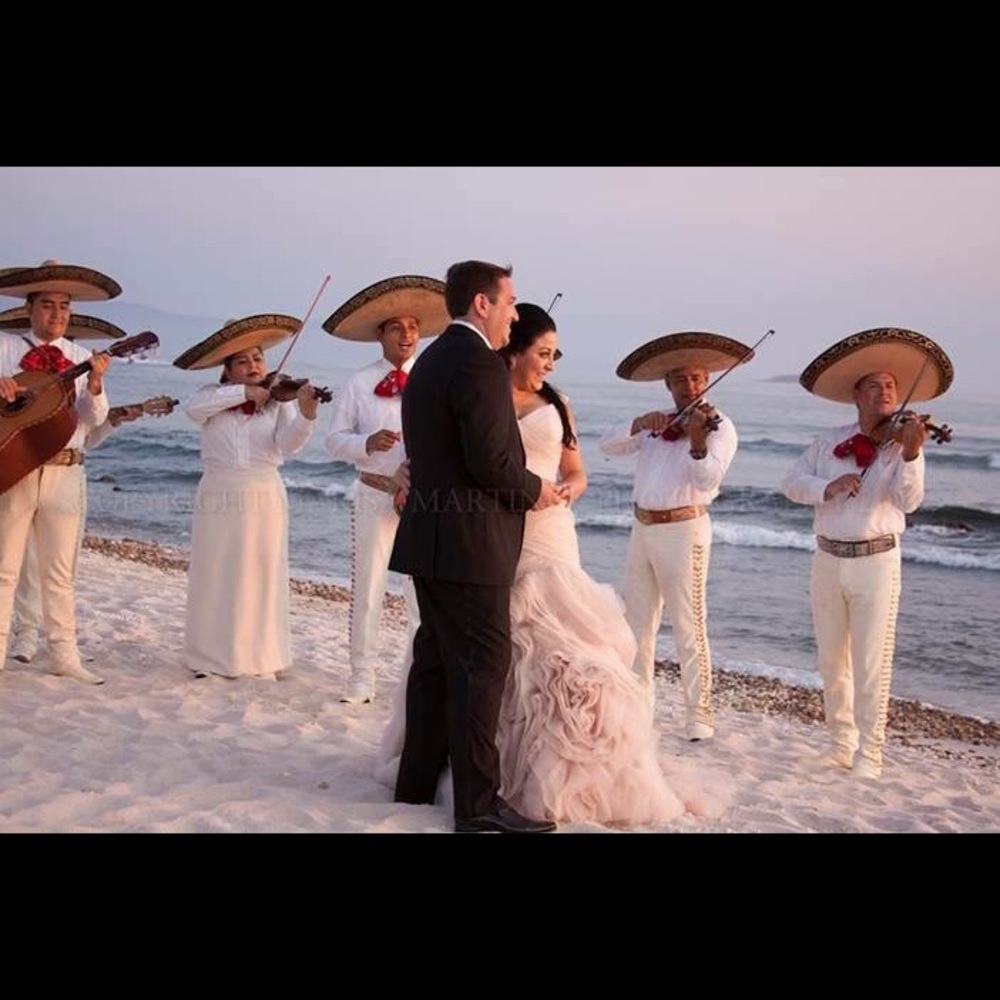 Beautiful blush wedding dress, Approx size 10